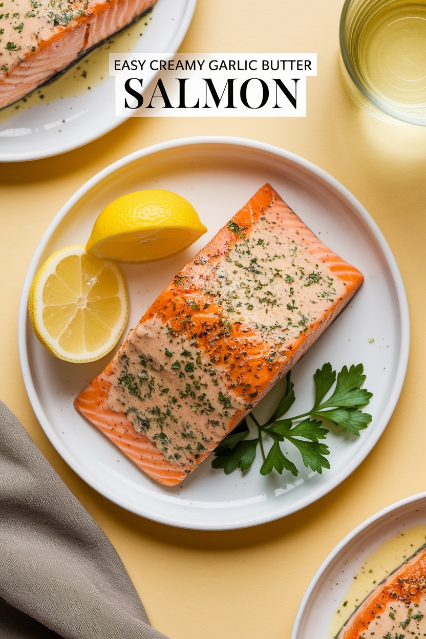 bright studio photo of creamy garlic but