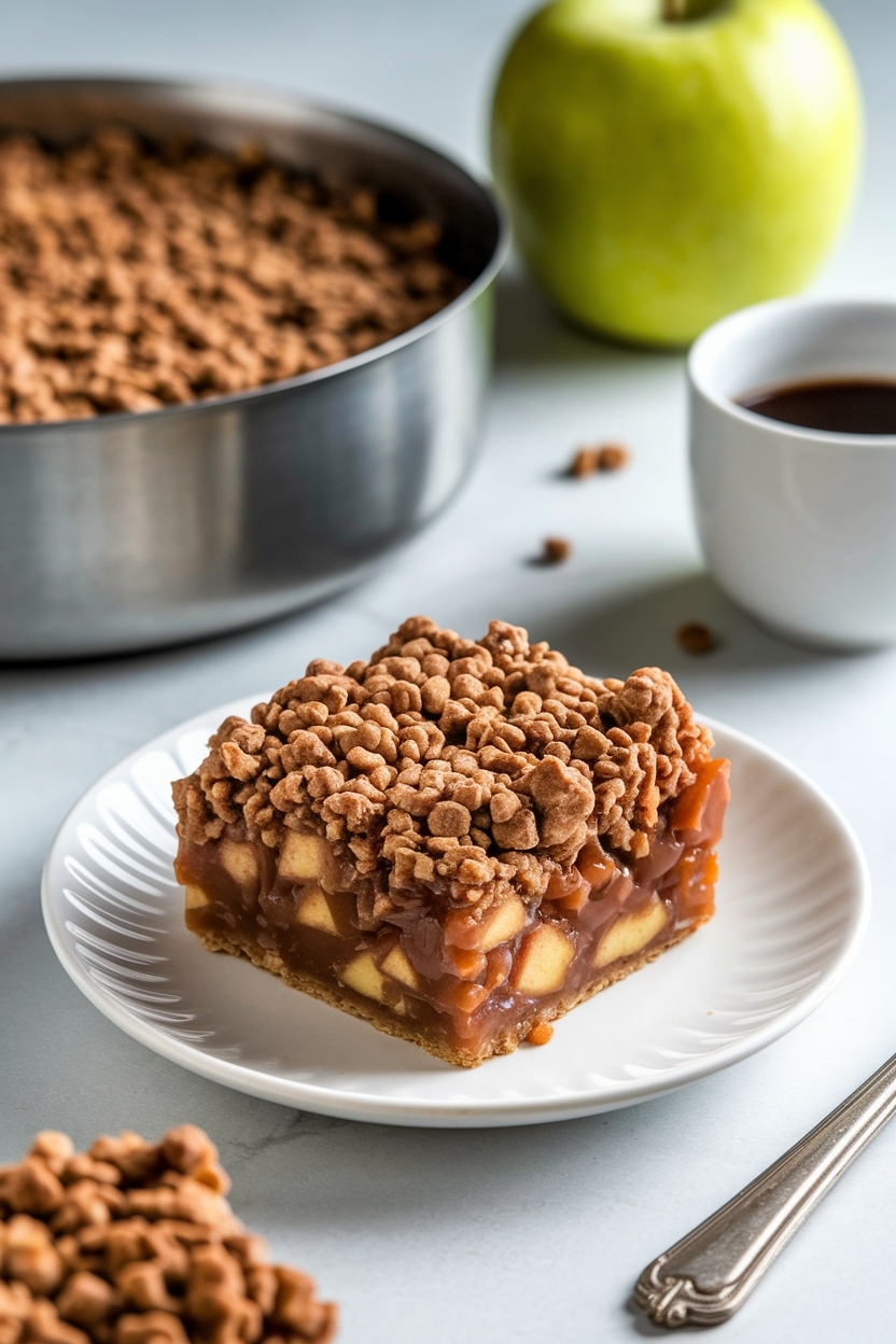 caramel apple crisp