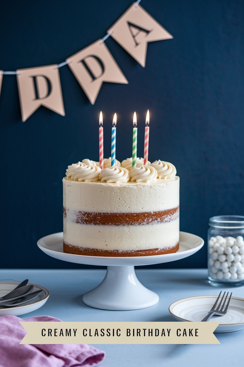 classic birthday cake