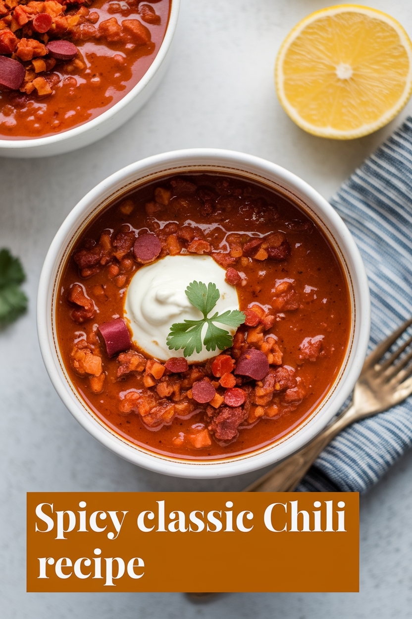 classic chili recipe