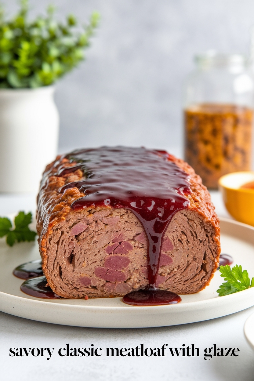 classic meatloaf with glaze