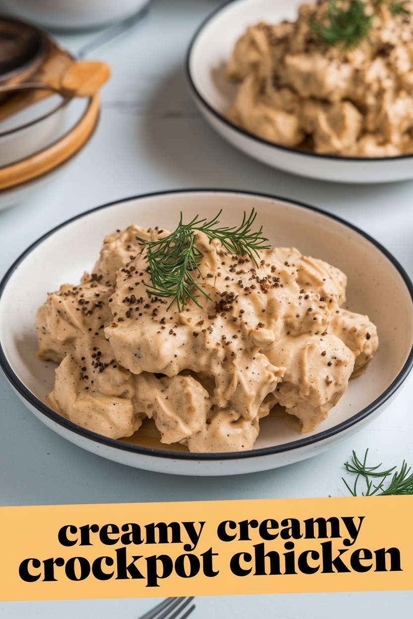 creamy crockpot chicken