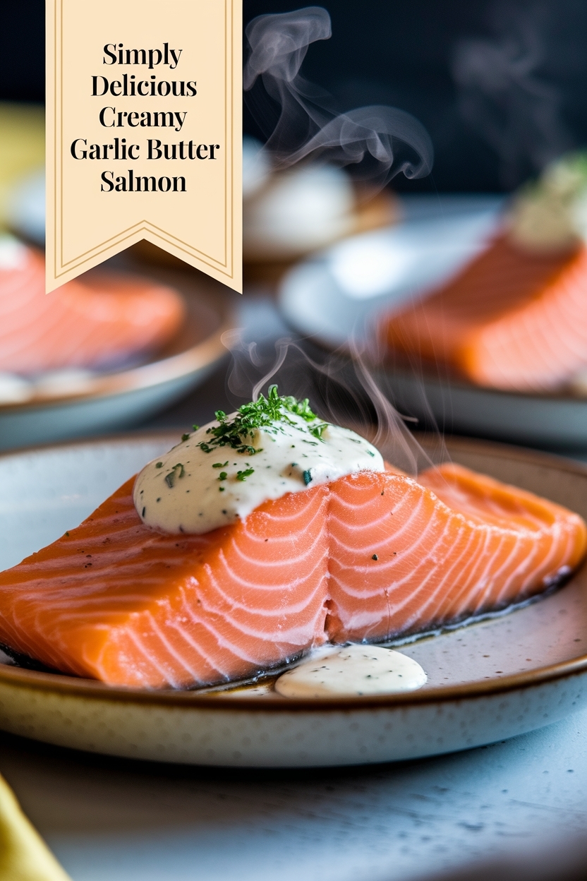 creamy garlic butter salmon