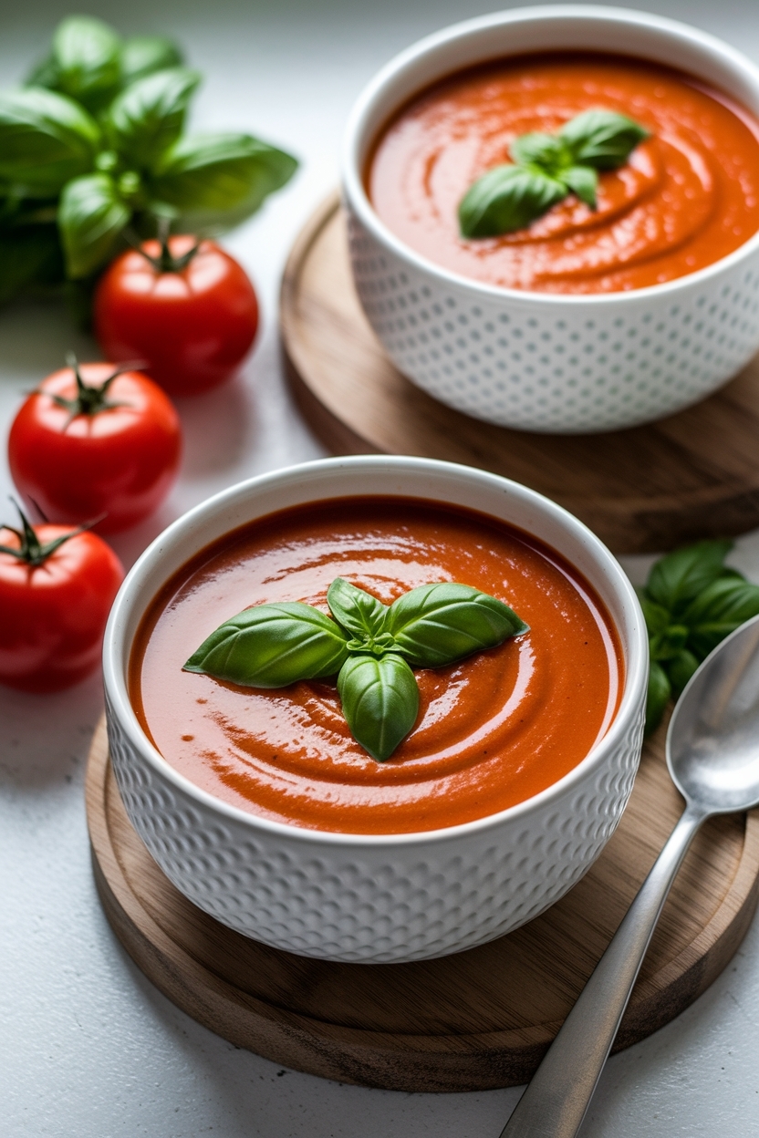 creamy tomato basil soup
