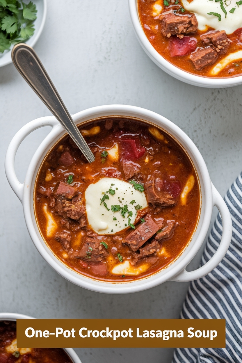 crockpot lasagna soup