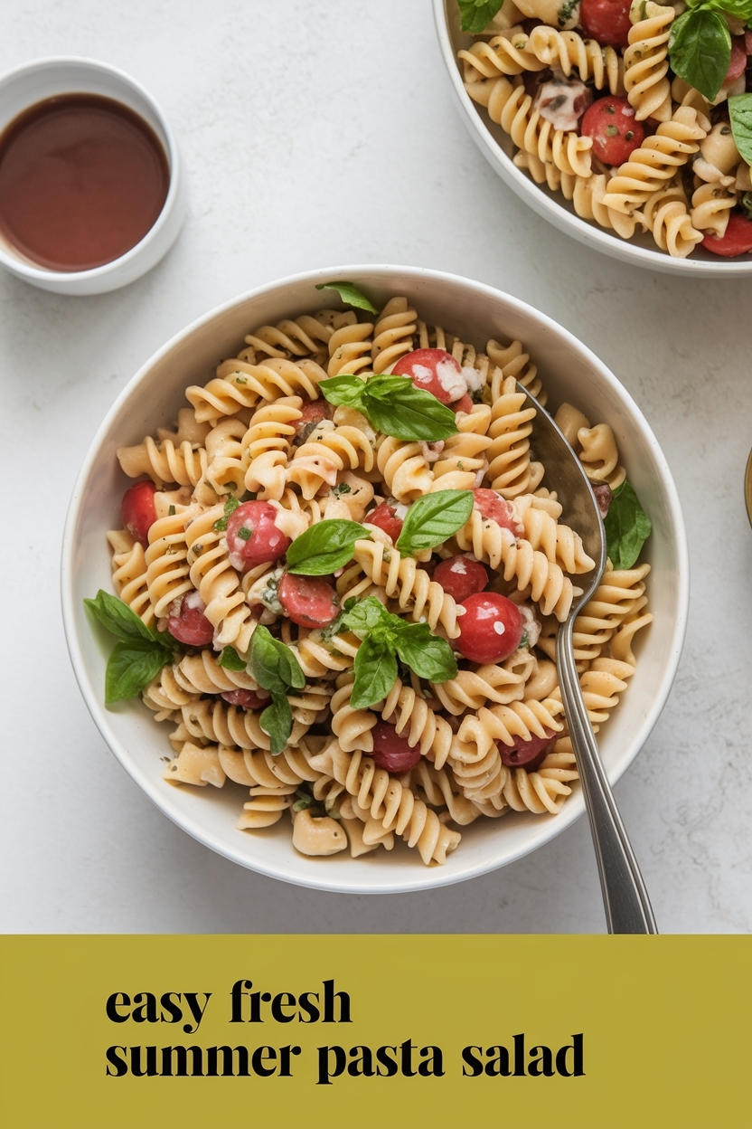 fresh summer pasta salad