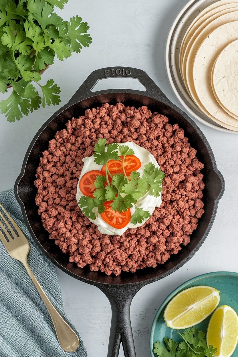 ground beef taco skillet