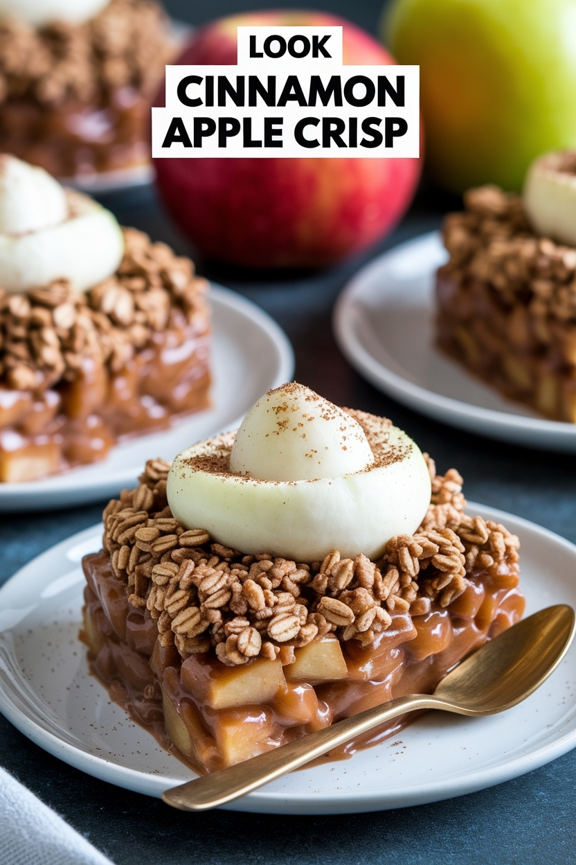 cinnamon apple crisp