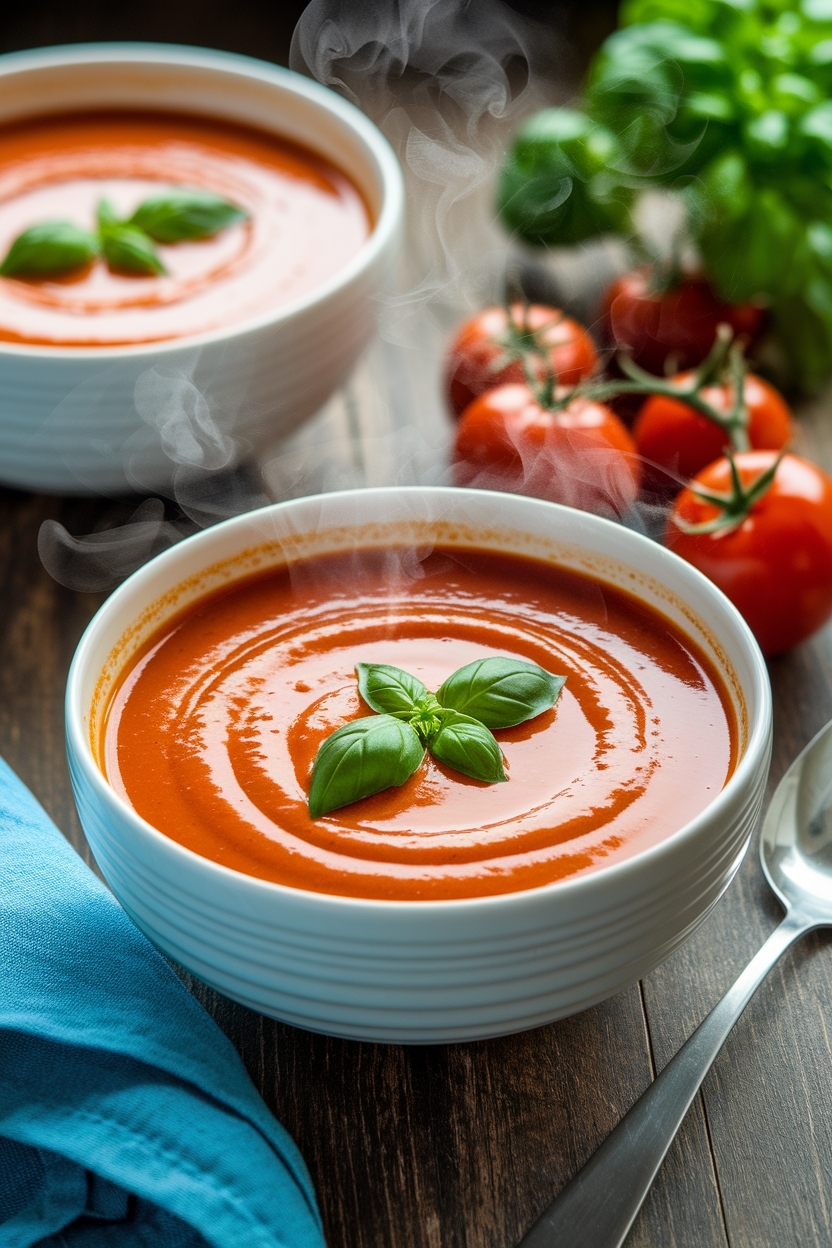creamy tomato basil soup