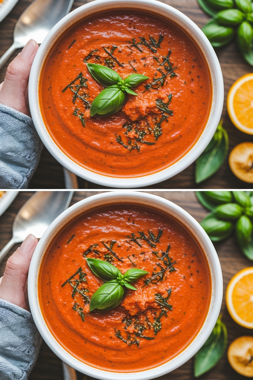 creamy tomato basil soup