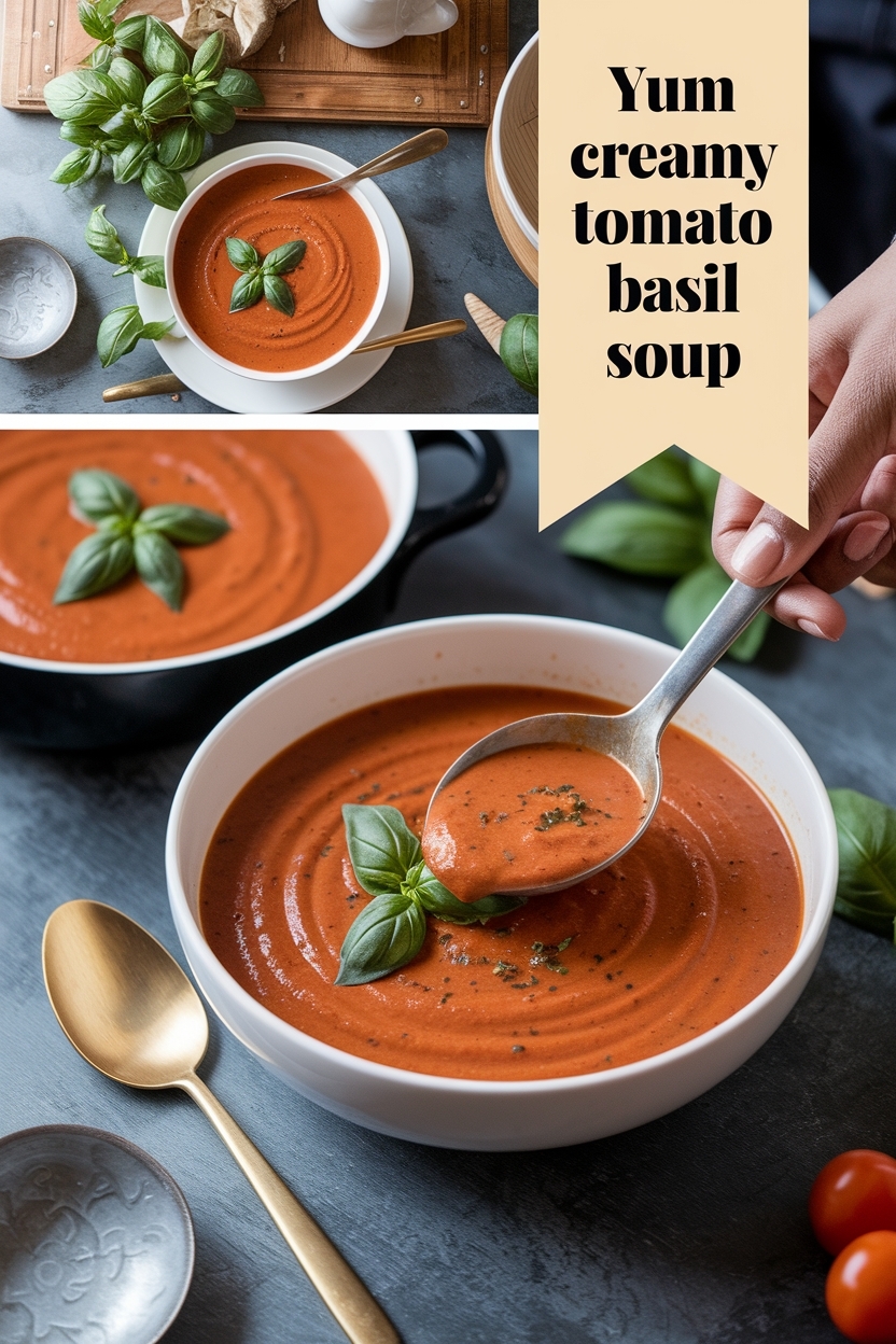 creamy tomato basil soup