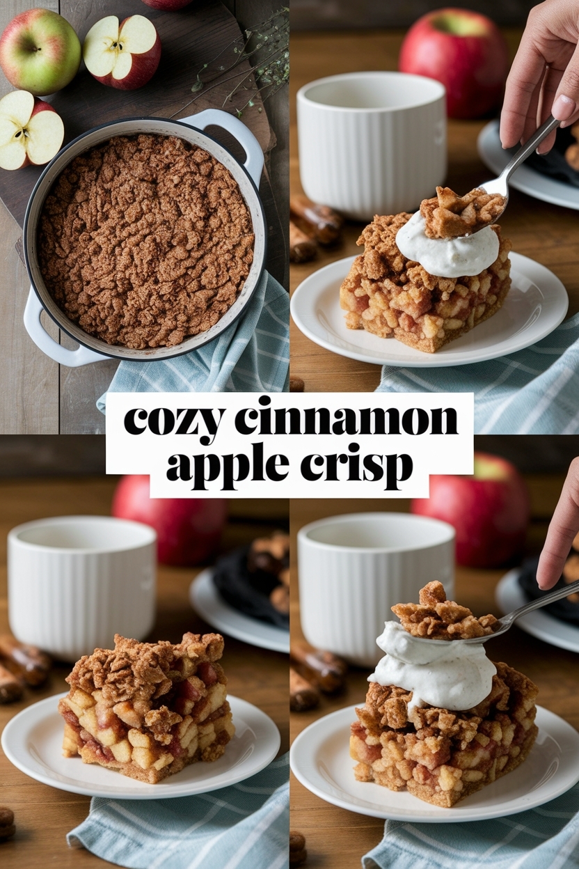 cinnamon apple crisp