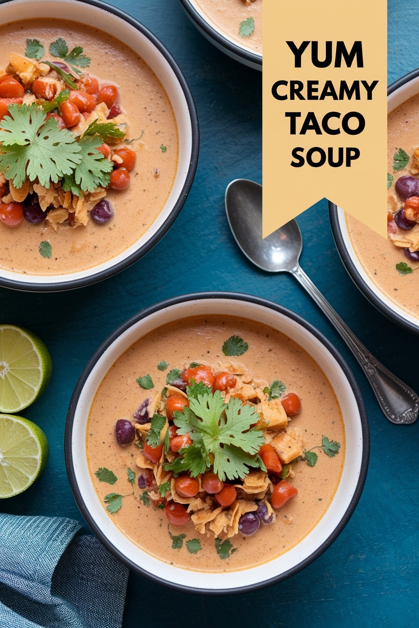 creamy taco soup