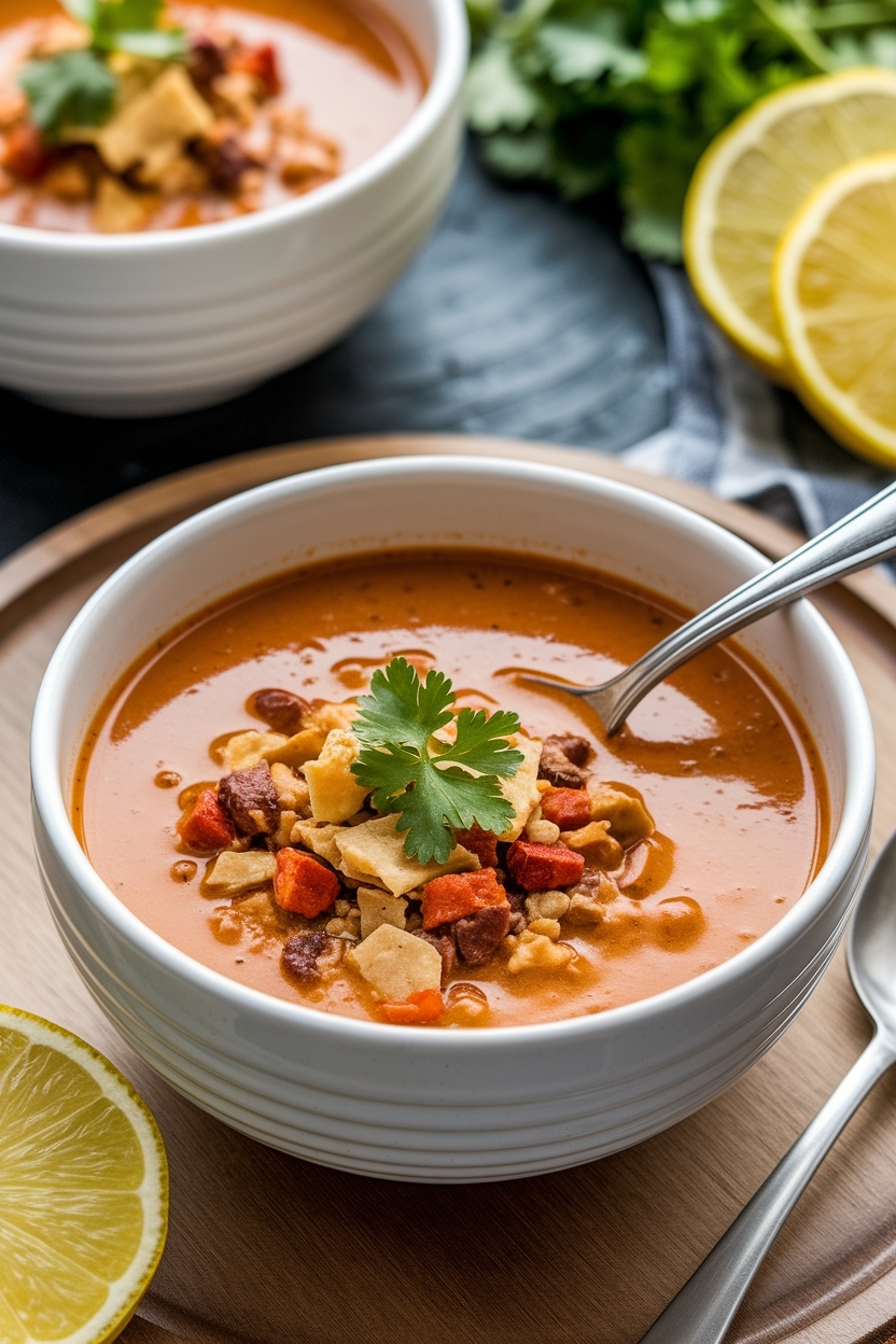 creamy taco soup