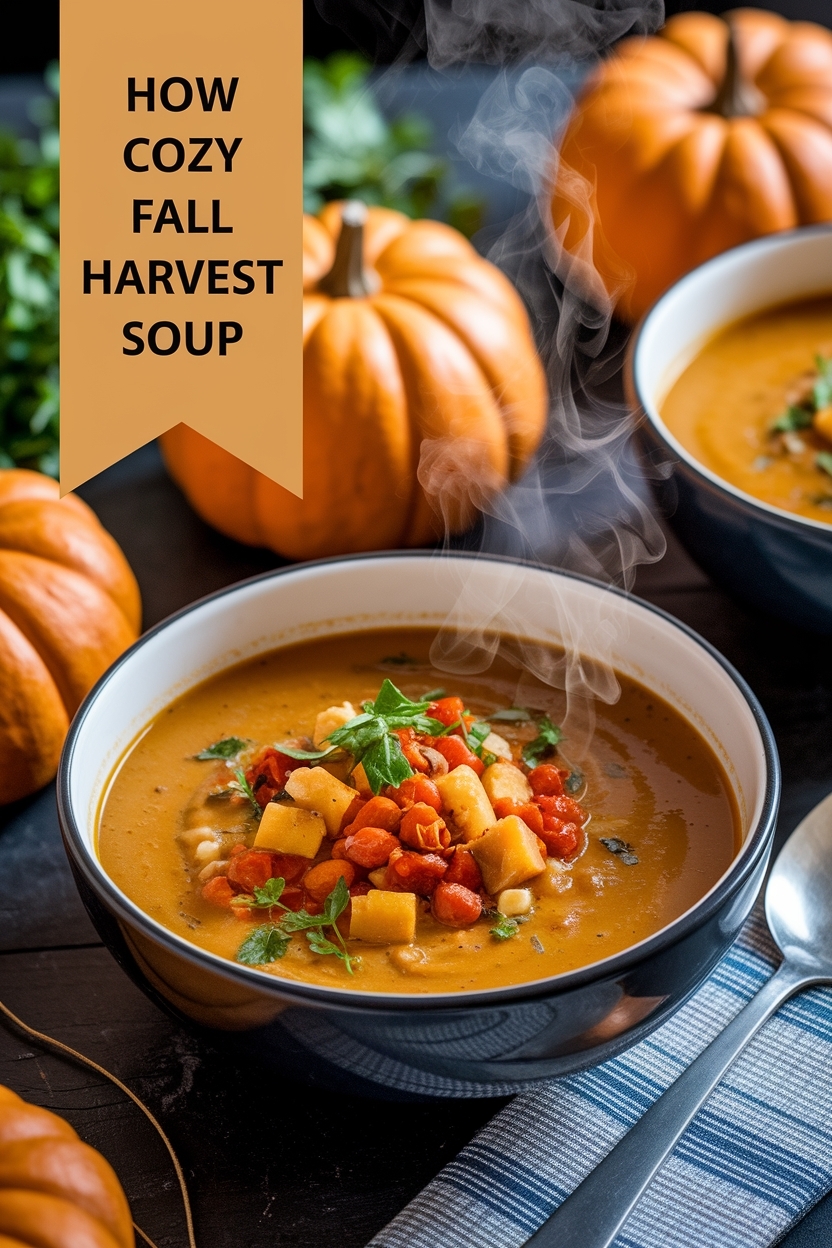 cozy homemade soup bowl