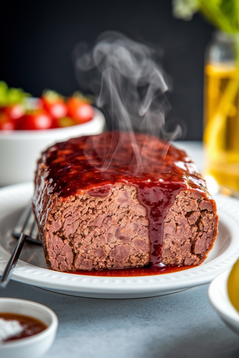 classic meatloaf with glaze