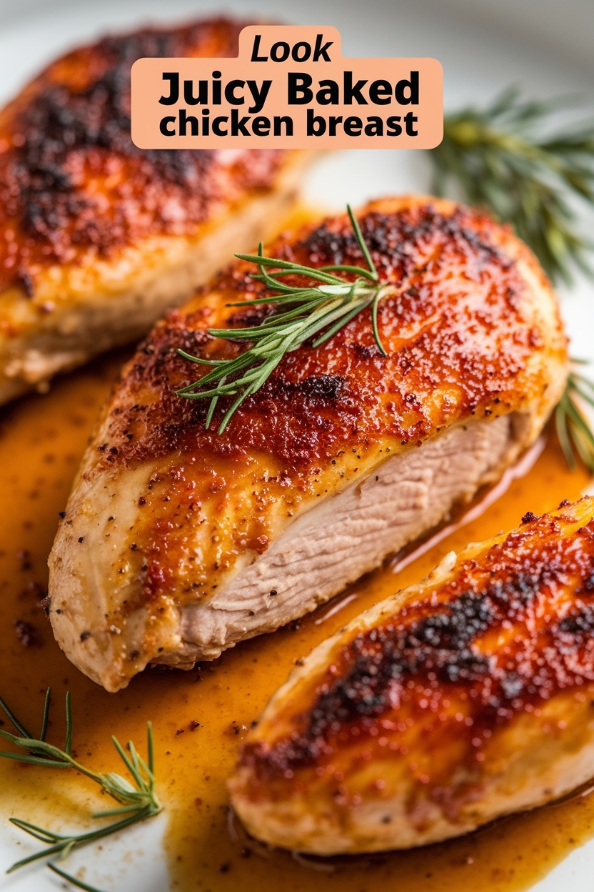 juicy baked chicken breast