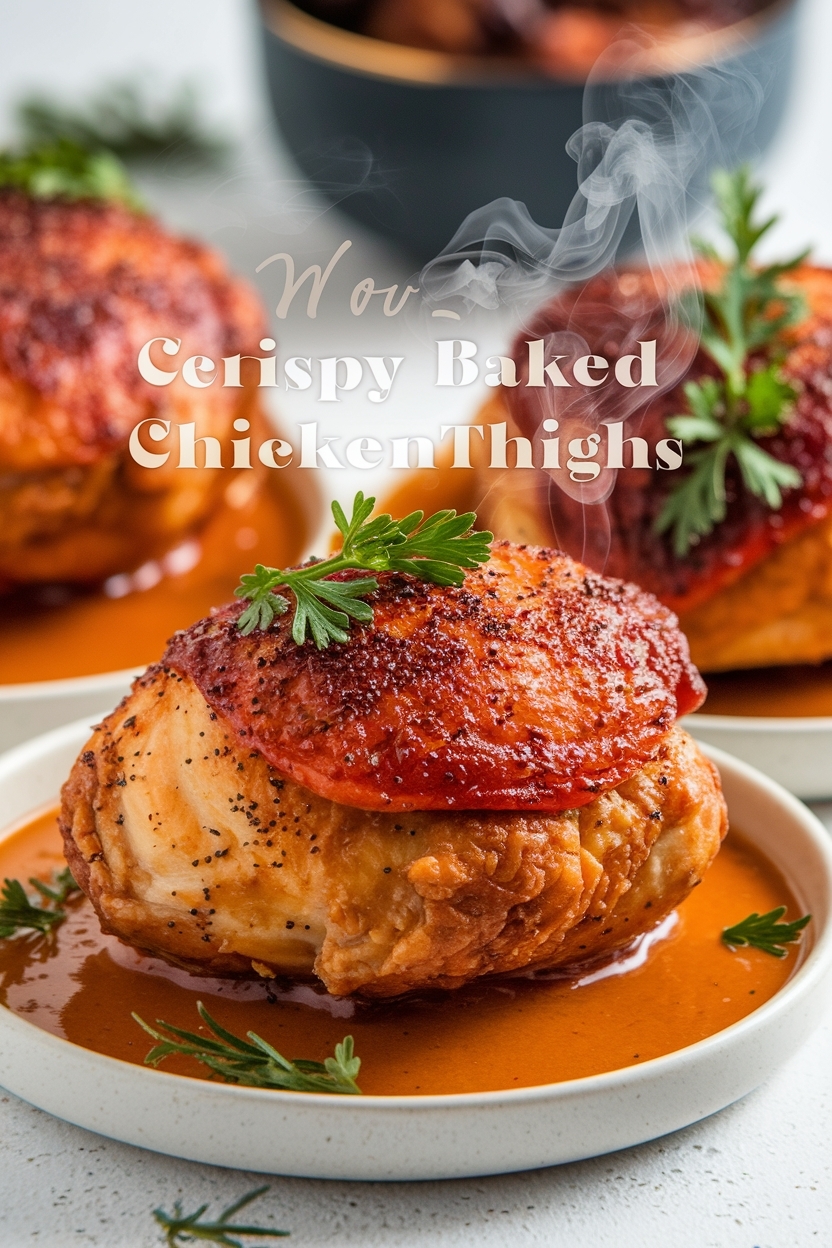 crispy baked chicken thighs