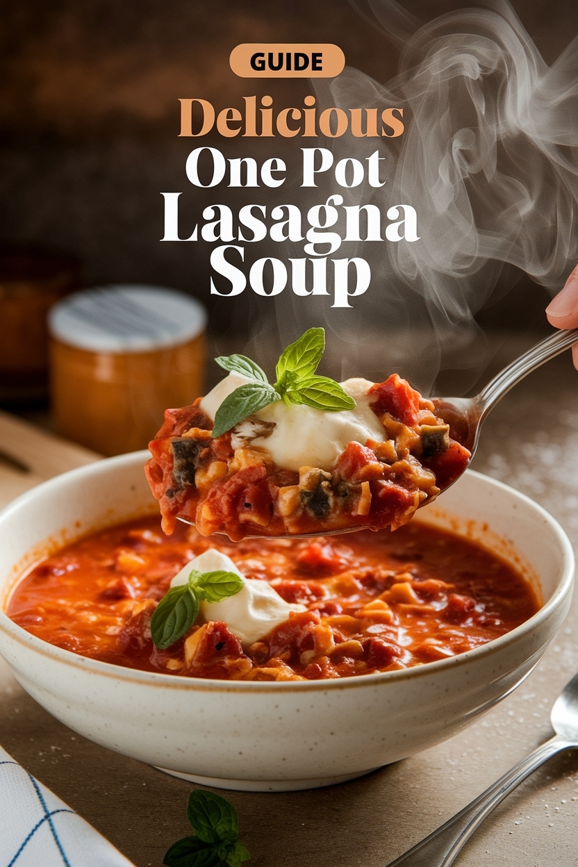 one pot lasagna soup