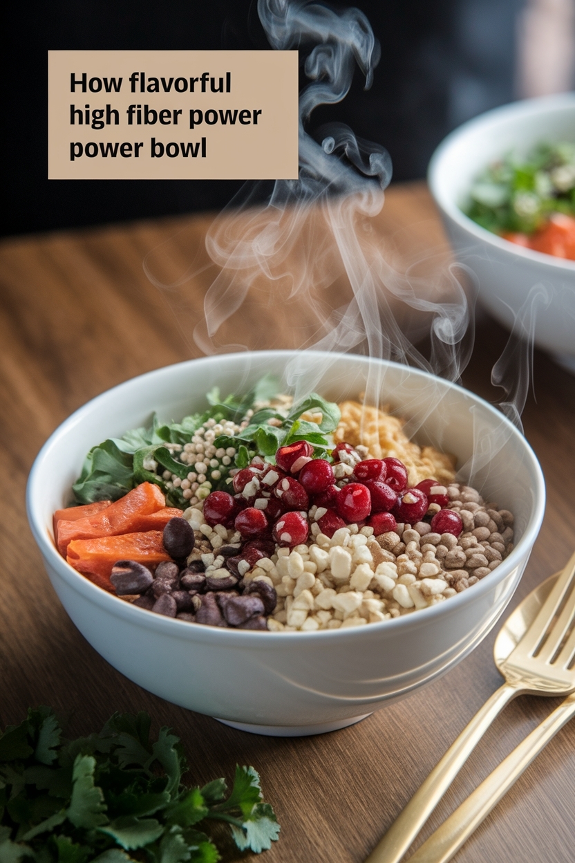 flavorful high fiber power bowl