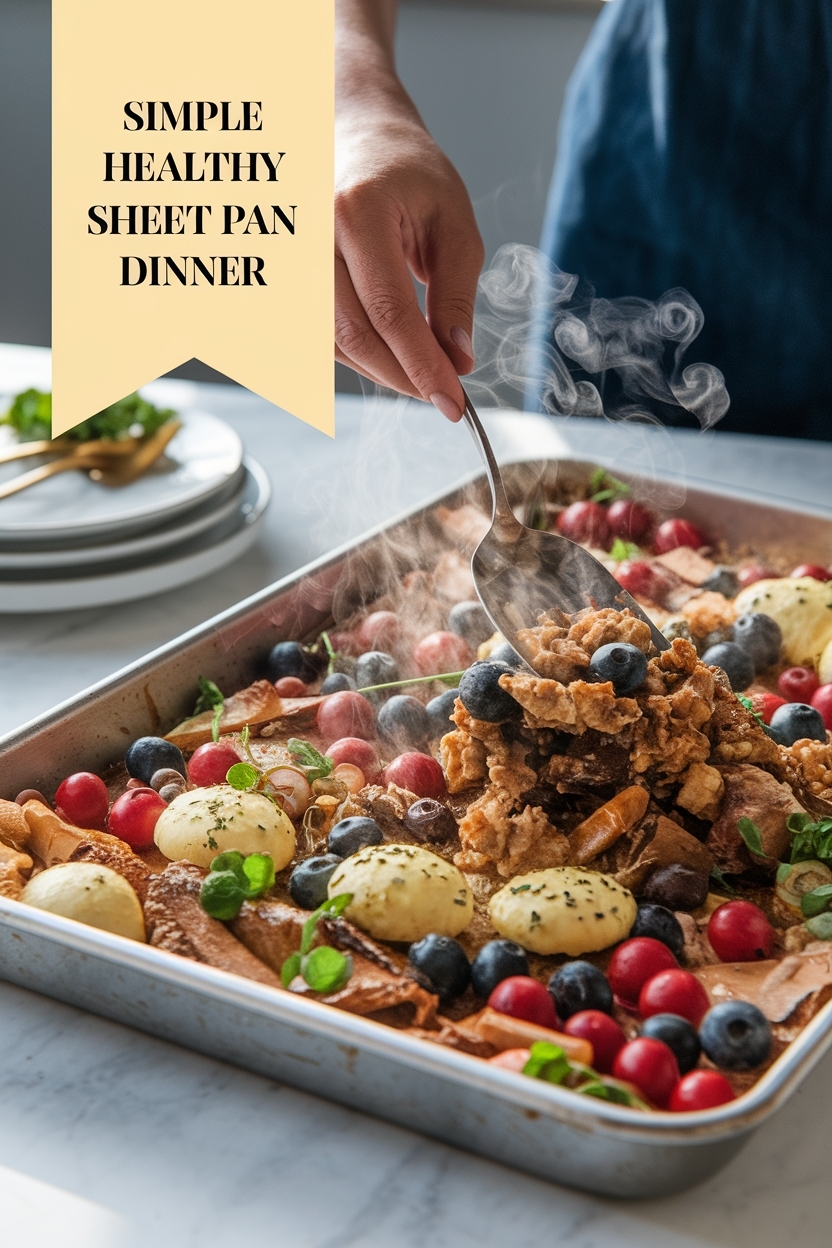 healthy sheet pan dinner