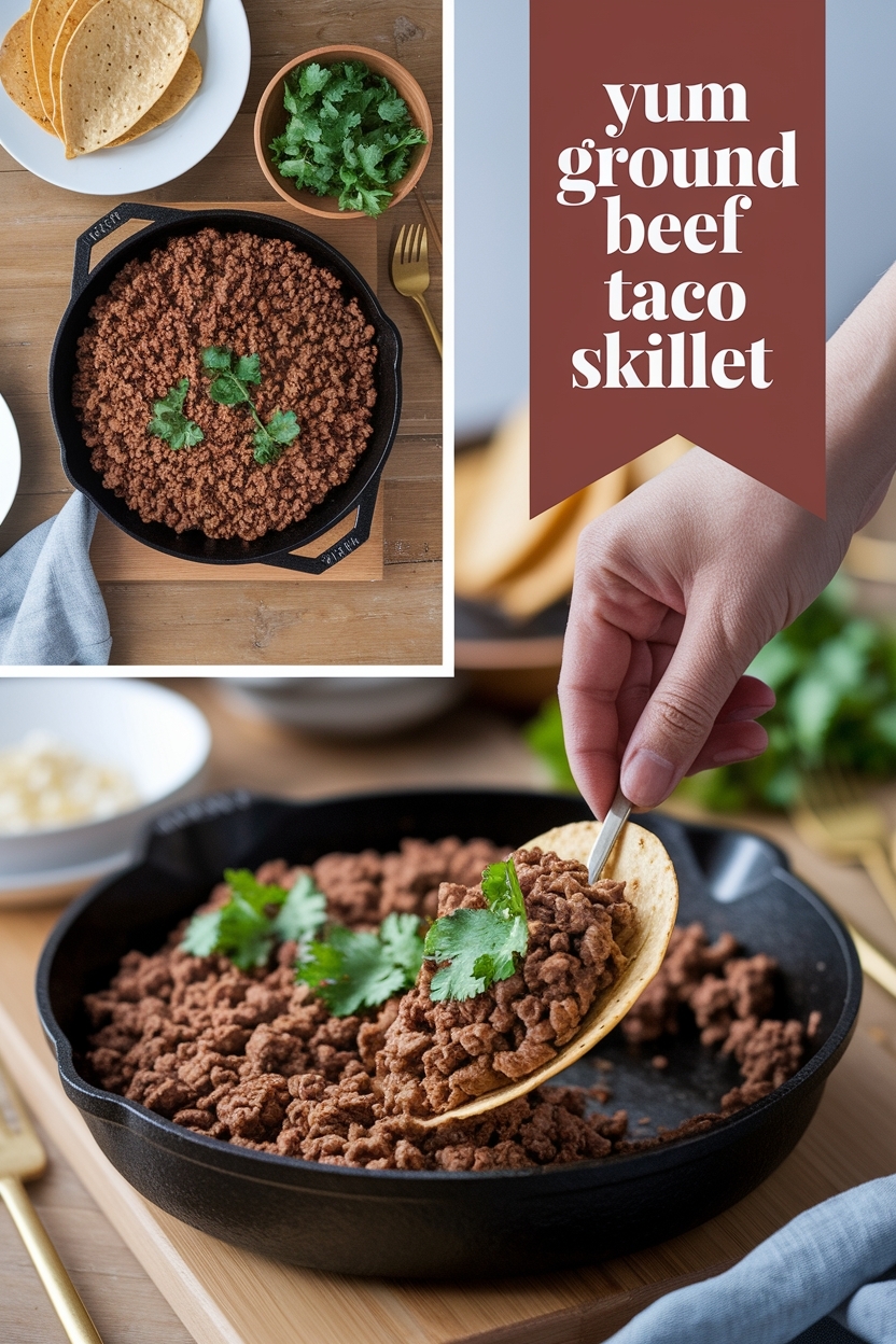 ground beef taco skillet