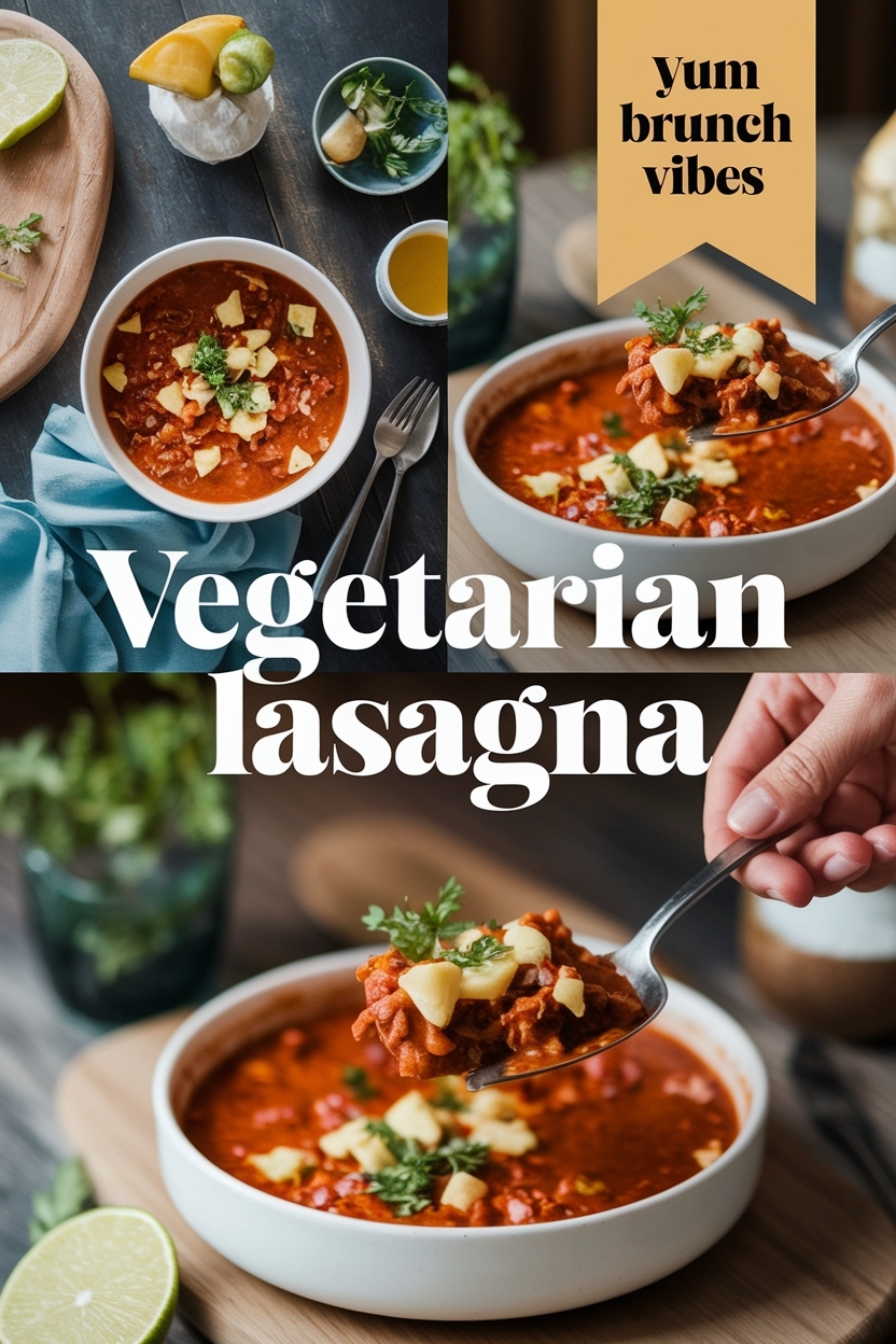 vegetarian lasagna soup