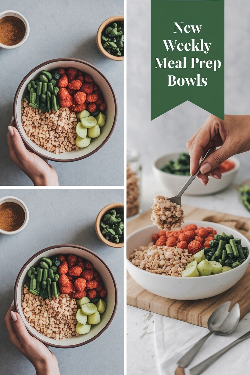 weekly meal prep bowls