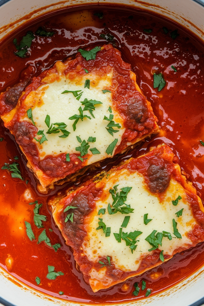 easy weeknight lasagna soup