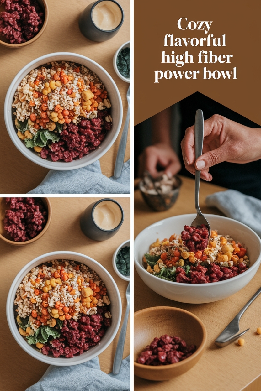 flavorful high fiber power bowl