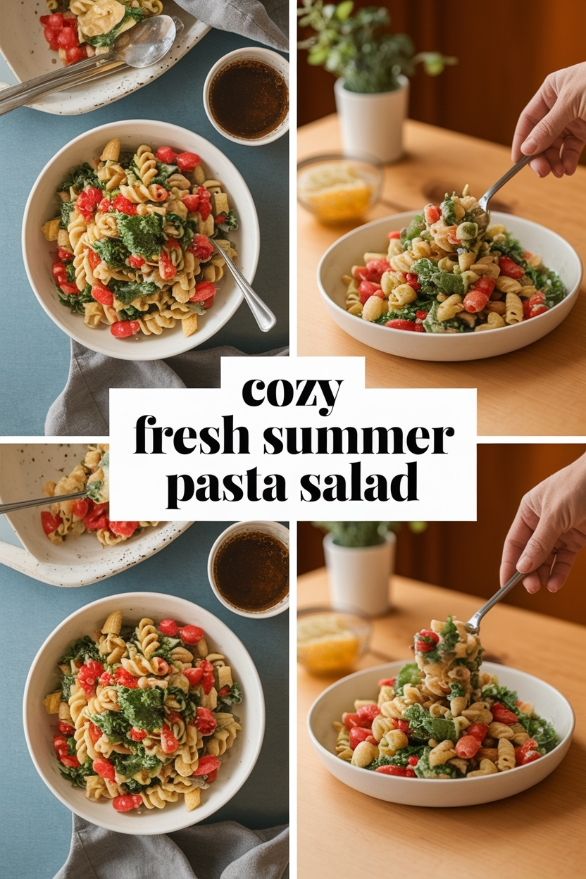 fresh summer pasta salad