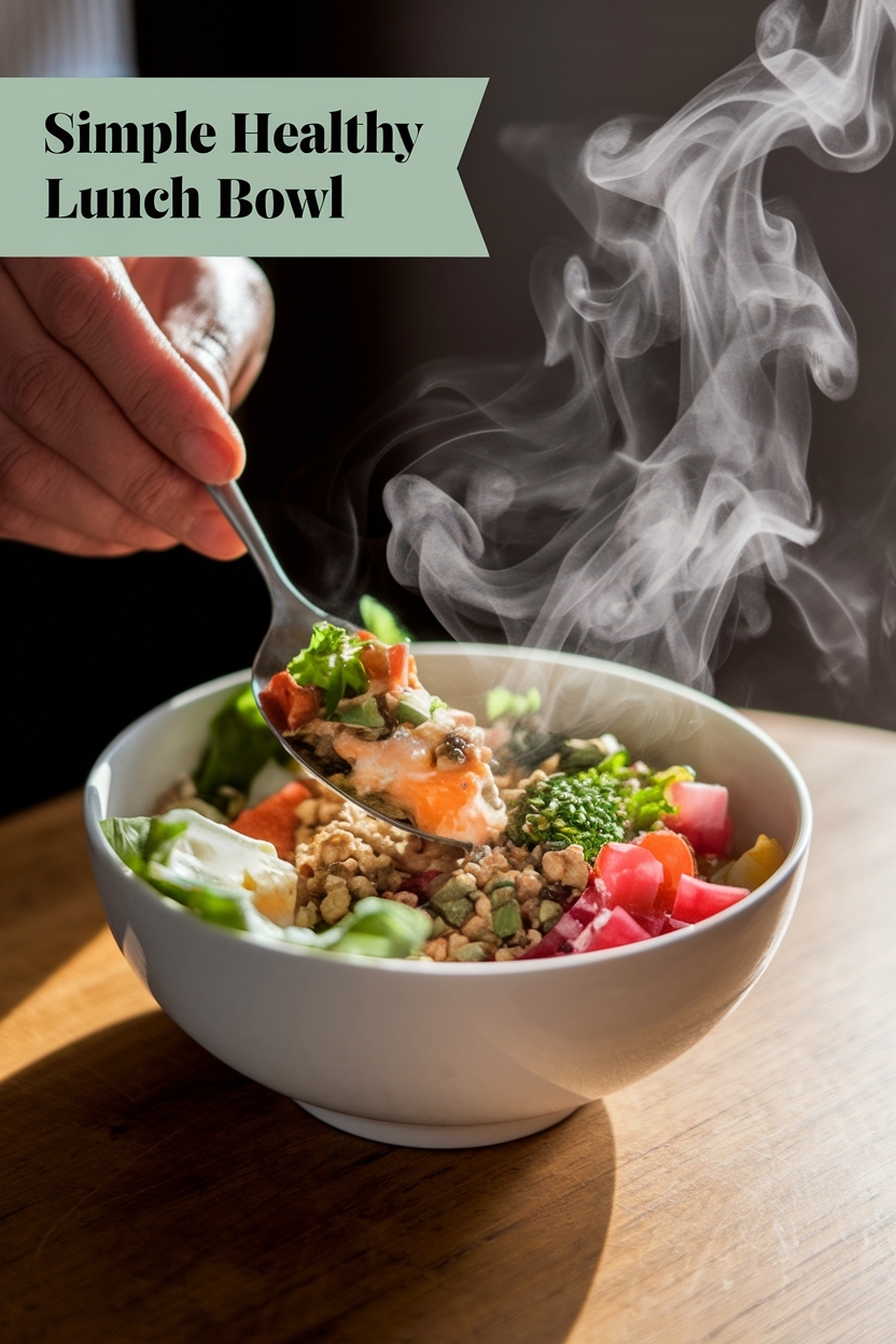 healthy lunch bowl