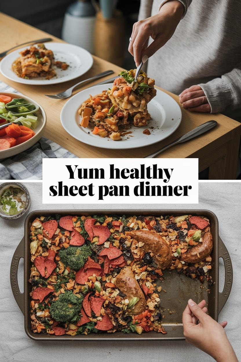 healthy sheet pan dinner