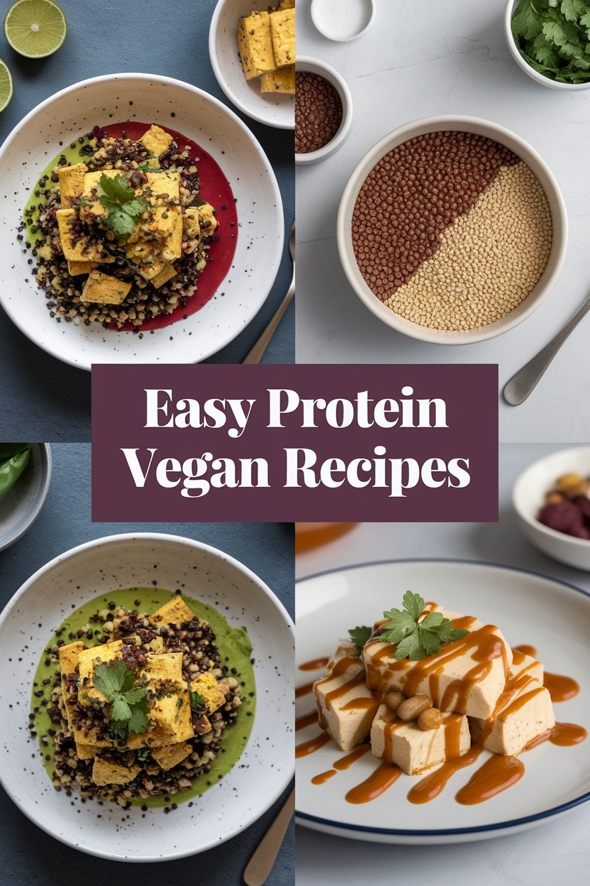 protein vegan recipes