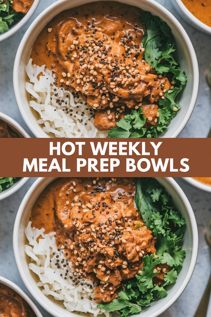 weekly meal prep bowls