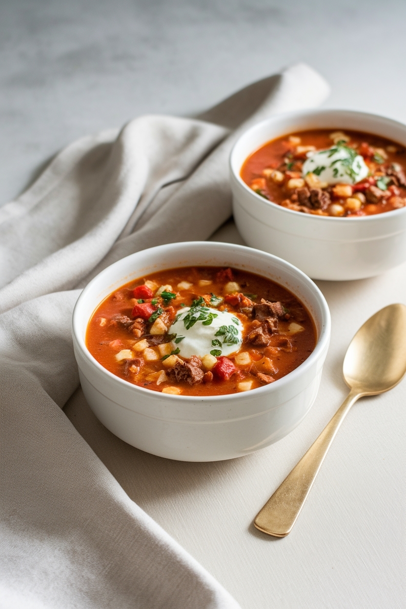 easy weeknight lasagna soup