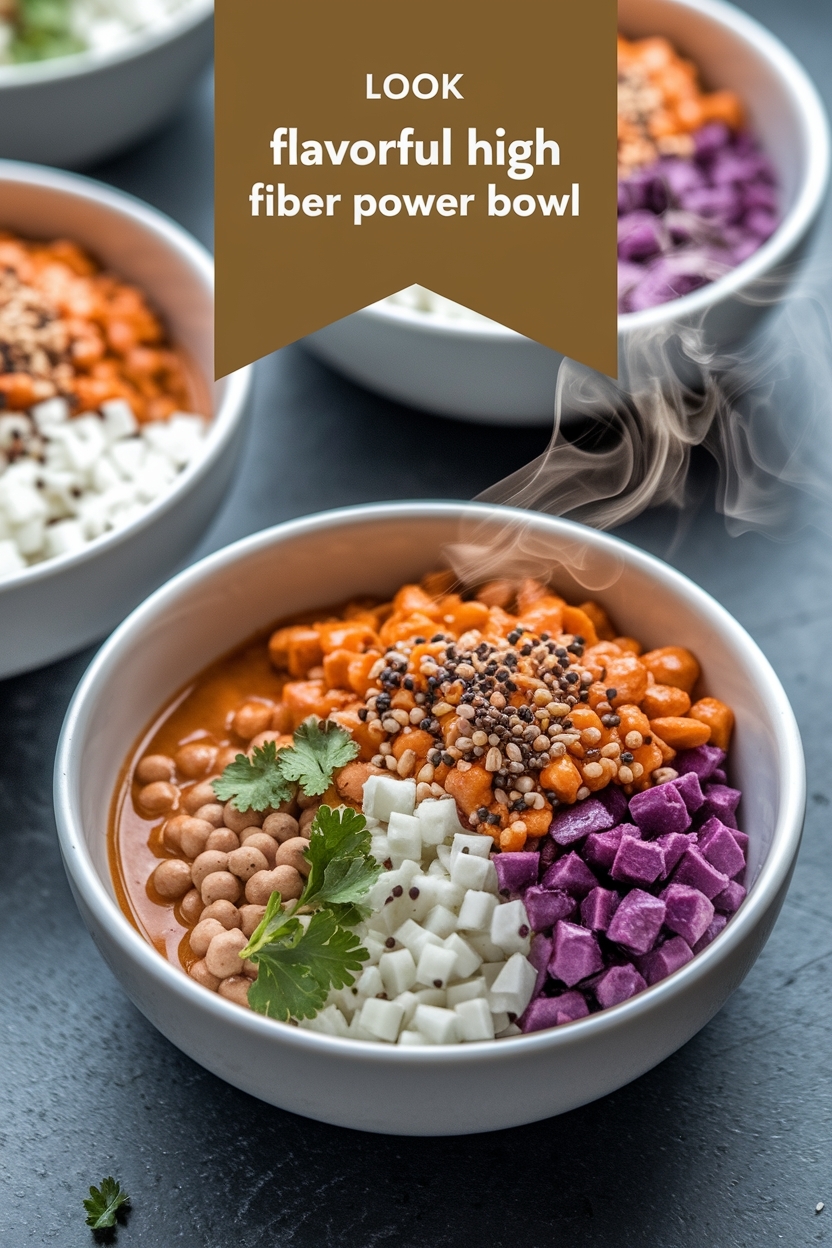 flavorful high fiber power bowl