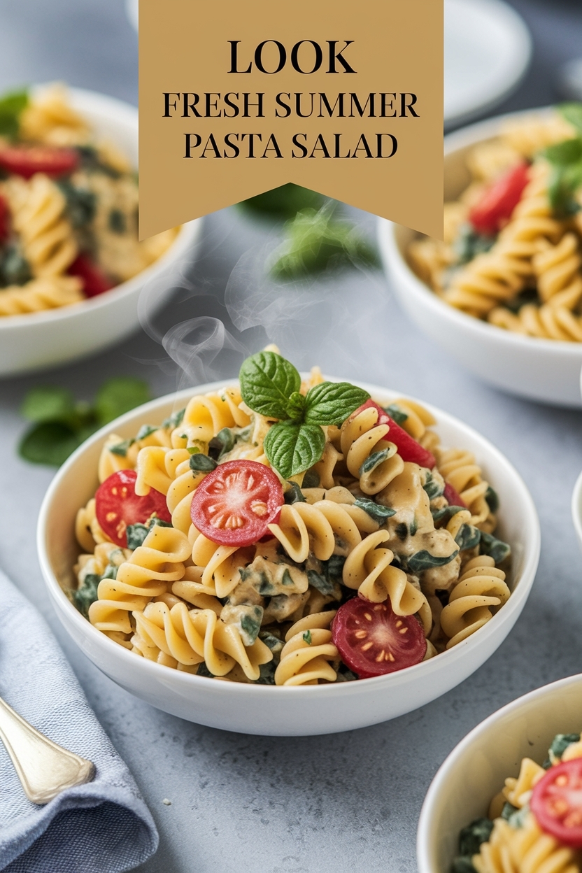 fresh summer pasta salad