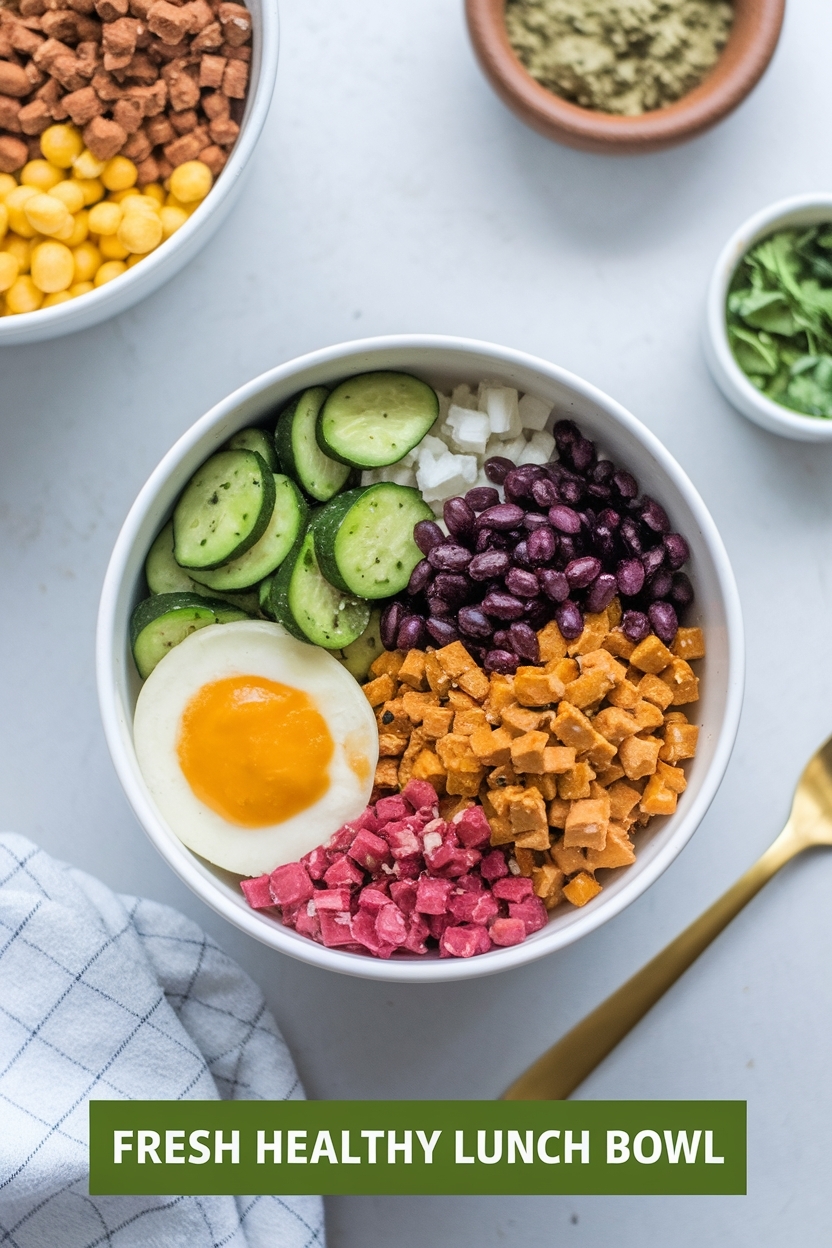 healthy lunch bowl