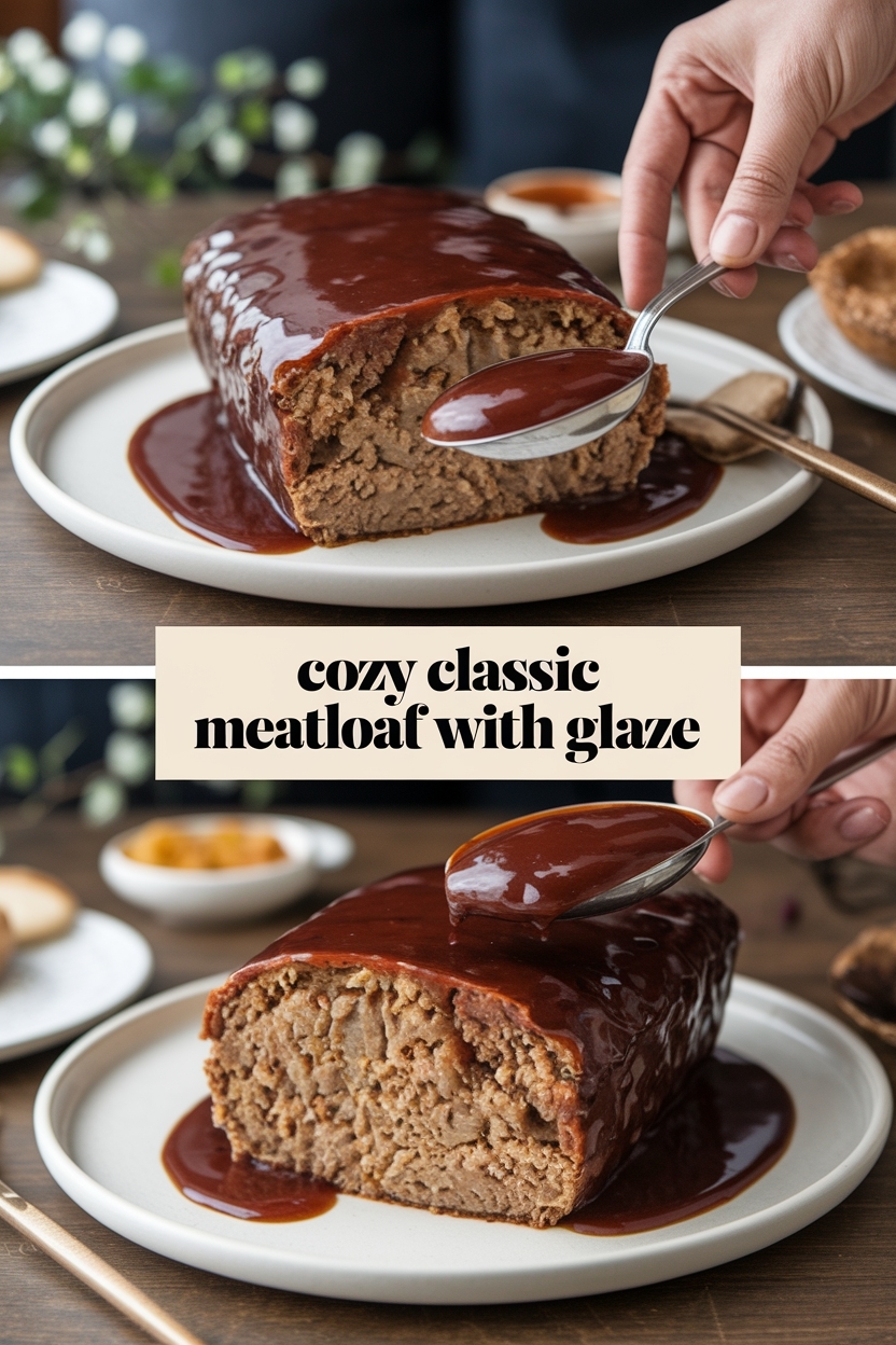 classic meatloaf with glaze