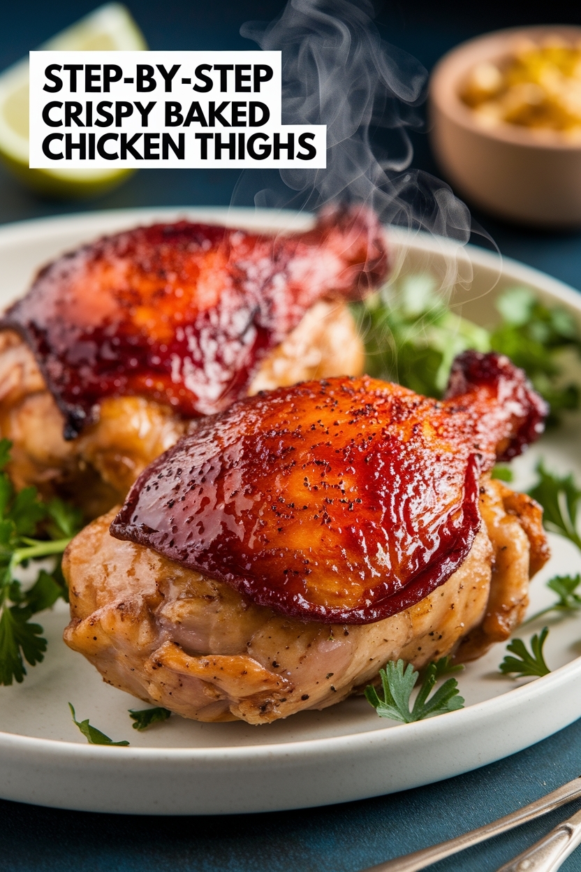 crispy baked chicken thighs
