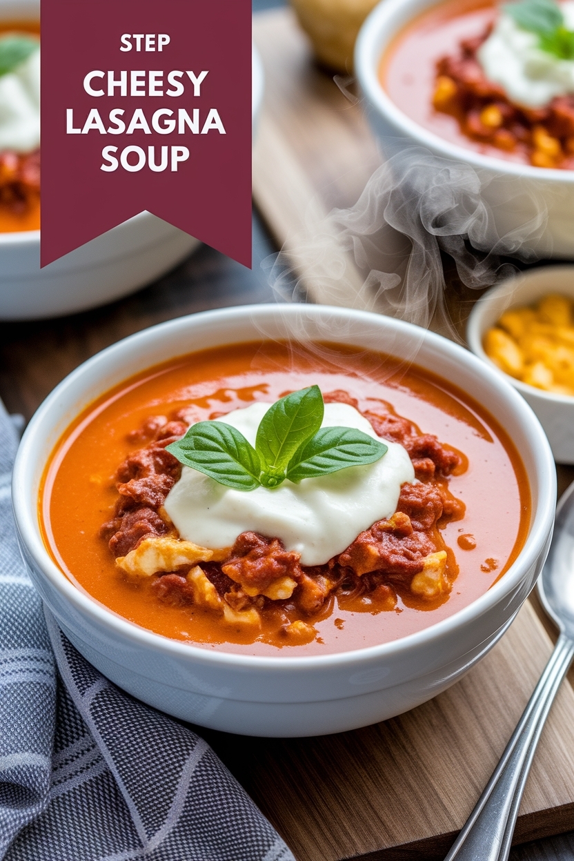 chicken lasagna soup