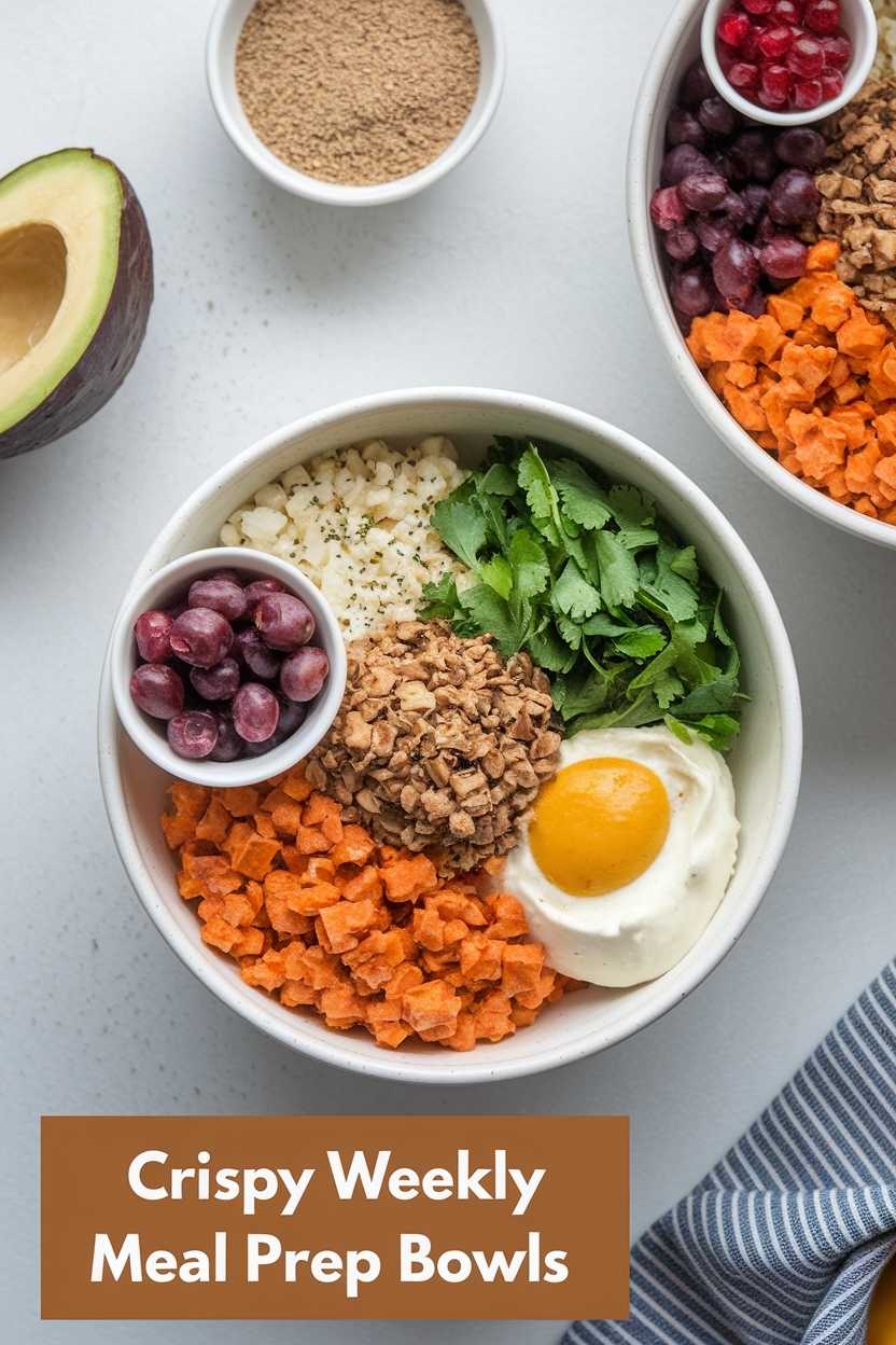 weekly meal prep bowls