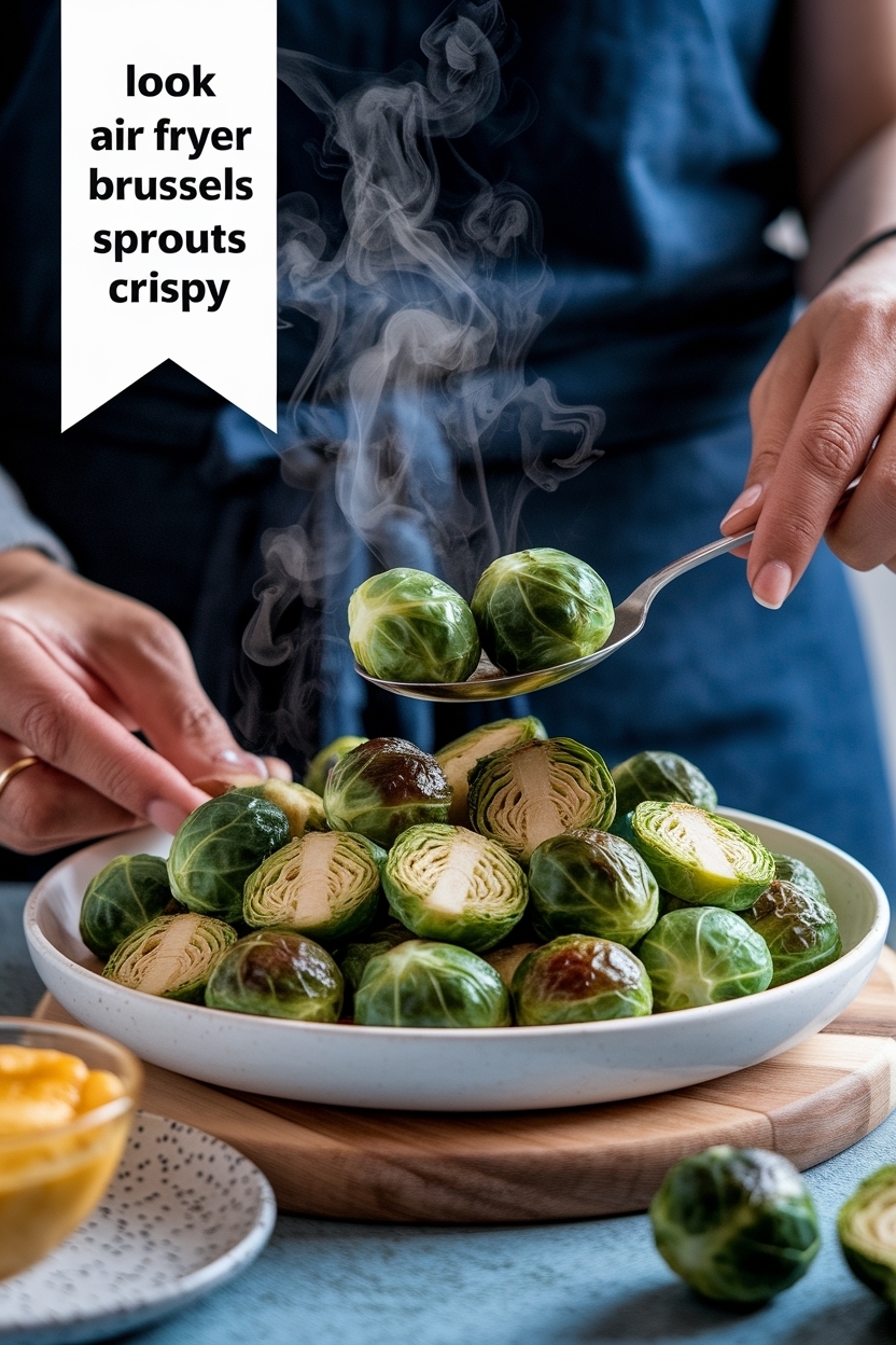 air fryer brussels sprouts recipe crispy