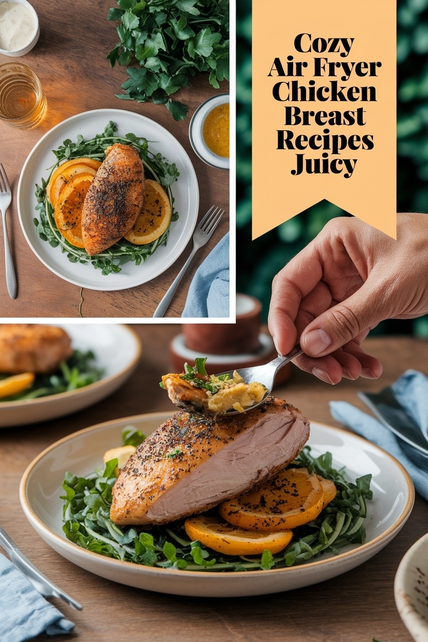 air fryer chicken breast recipes juicy