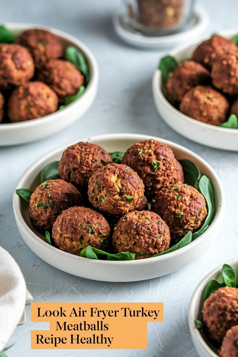 air fryer turkey meatballs recipe healthy