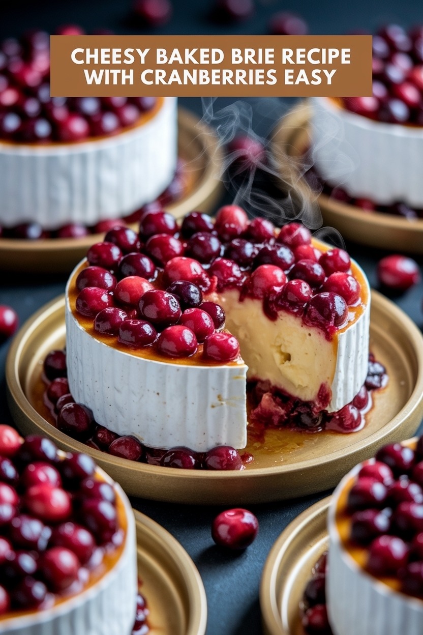 baked brie recipe with cranberries easy