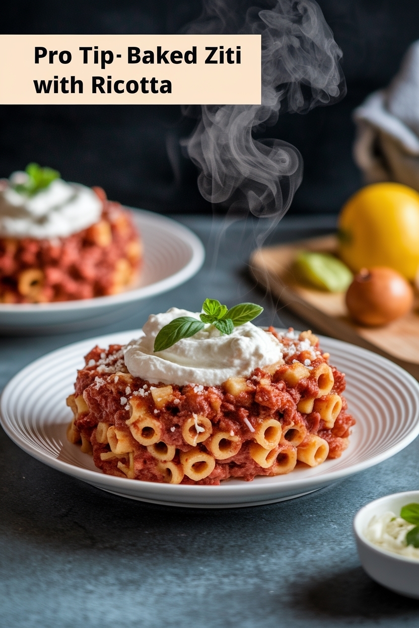 baked ziti with ricotta