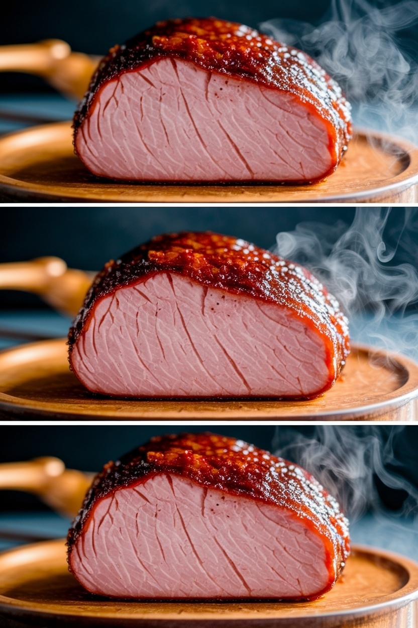 bone in ham low and slow 250 juicy