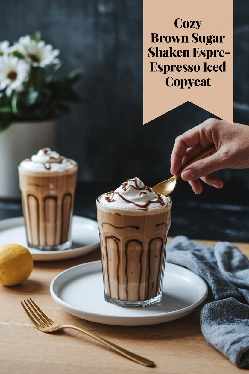 brown sugar shaken espresso iced copycat